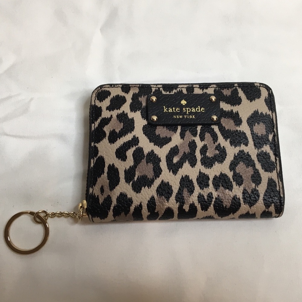 Kate Spade Groove Street Leopard Wallet